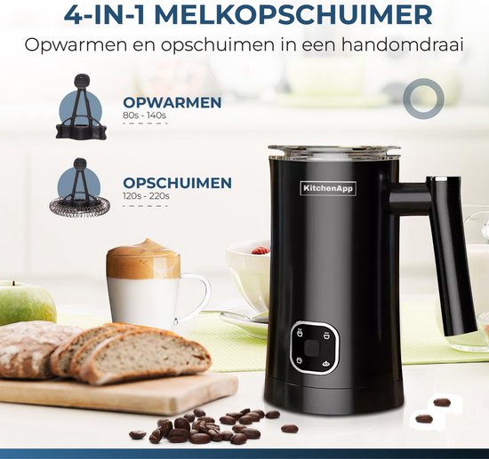 KitchenApp Melkopschuimer elektrisch