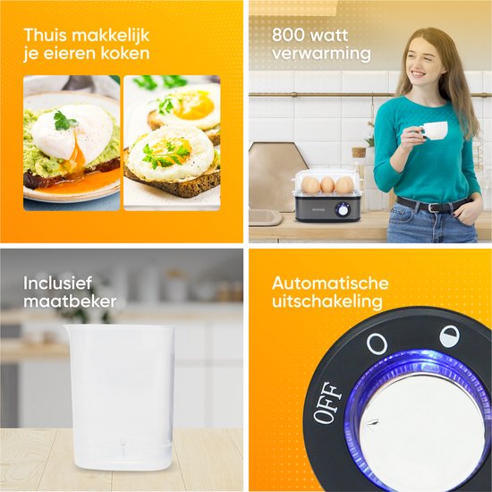 KitchenApp Eierkoker electrisch