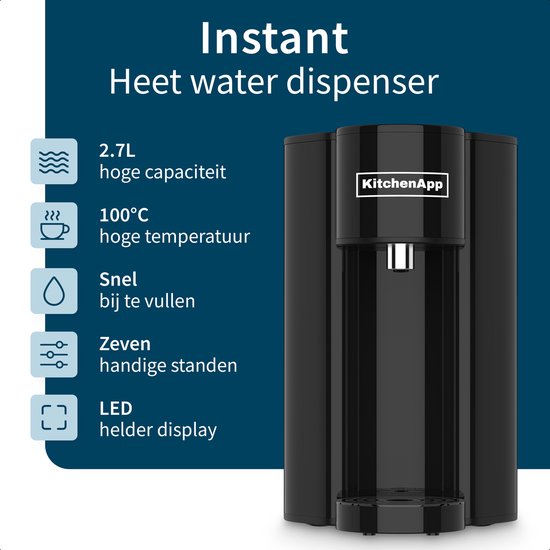 KitchenApp Heetwaterdispenser met filter