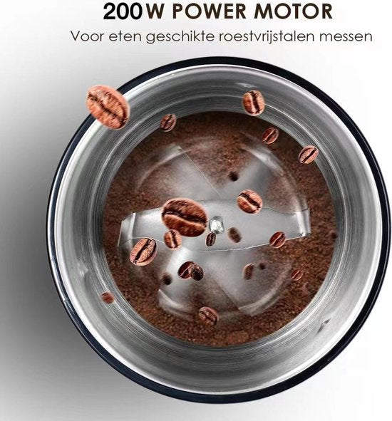 KitchenApp Retro elektrische koffiemolen