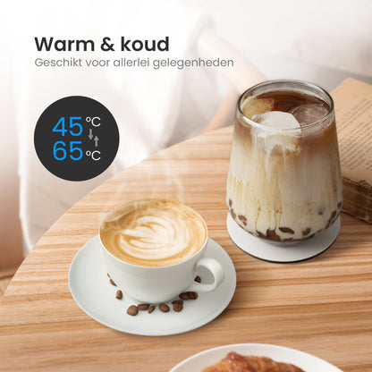 KitchenApp Retro Melkopschuimer RVS kan – PFAS-vrij – Vaatwasserbestendig – Beige